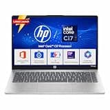HP 14, Intel Core 13th Generation Intel Core i7-1355U (16GB DDR4, 512GB SSD), Micro-Edge, Anti-Glare, FHD, 14''/35.6cm, Win11, M365* Office24, Silver, 1.4kg, EP0159TU, FHD Camera, Backlit Laptop