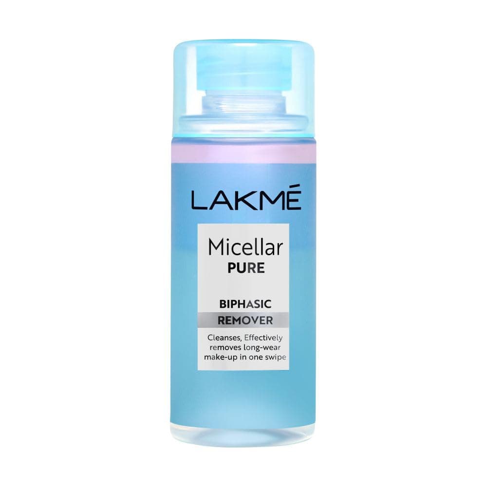 LAKMÉ Biphasic Micellar Face Cleansing Water 200ml | Removes Waterproof Makeup | Oil and Water Formula
