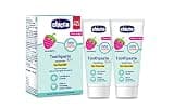 Chicco Toothpaste for Kids, Best for Baby (1y-6y), Strawberry Flavour, 50g (Pack of 2) | Fluoride-Free & Low Abrasive | Removes Plaque, Helps Prevent Cavities | IDA Accepted