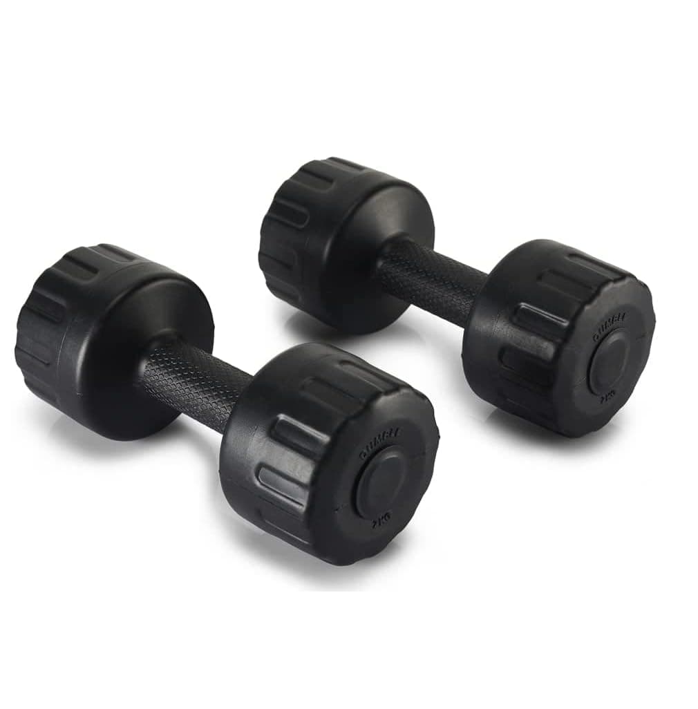 SPANCO PVC Fragrance Dumbbells Pack of 2 for Home Gym Equipment |Gym Exercise|Home Workout | Fitness Kit|Dumbbells Weights for Whole Body Workout
