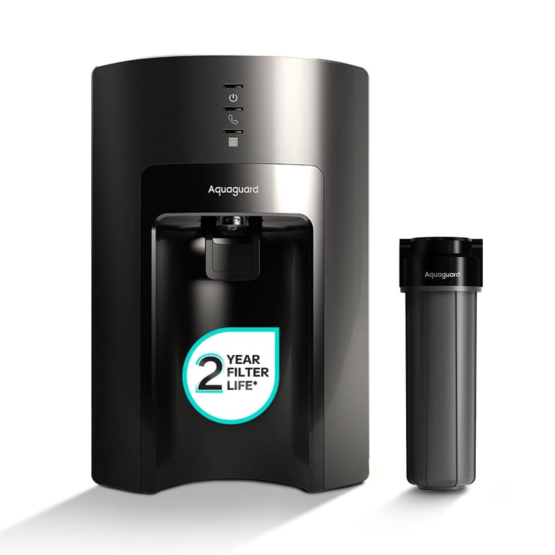 Aquaguard Delight Aquasaver RO+UV+UF+MC Tech | 2-year filter life | With Mega Sediment filter | 2 Free cleaning service | 60% Higher Water Recovery | 9-Stage Purification | India’s No.1 Purifier*