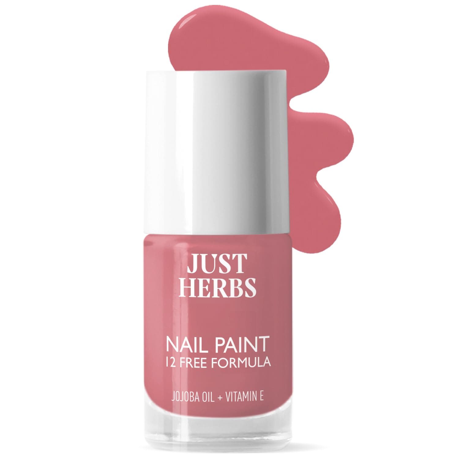 Just Herbs Nail Polish 12 Chemical Free Formula Quick Dry, Glossy Finish and Long Lasting Nail Paints