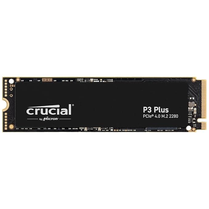 Crucial P3 Plus 500GB PCIe 4.0 3D NAND NVMe M.2 SSD, up to 5000MB/s - CT500P3PSSD8