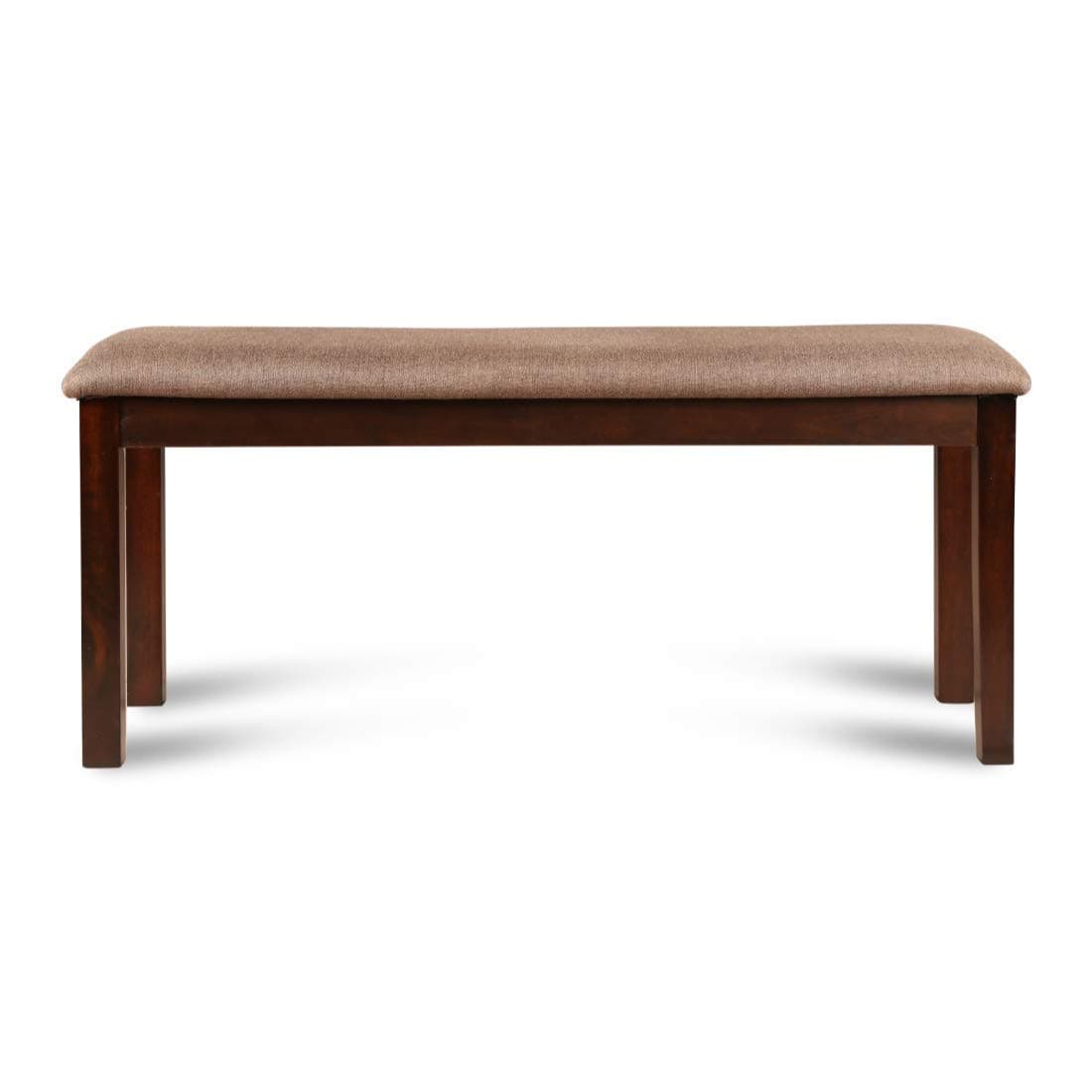 Custom Decor Dining Table Bench in -Dark Walnut (Standard, Brown)