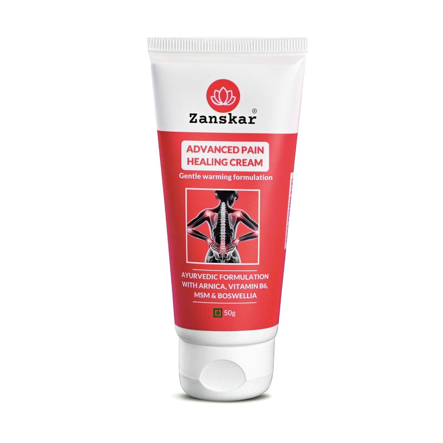 Advanced Pain Healing Cream | Deep Relief from Back Pain, Knee Pain, Neck Pain, Shoulder Pain & Sprains | Natural Ingredients - Vitamin B6, MSM, Arnica, Boswellia | 50 g - Pack of 1