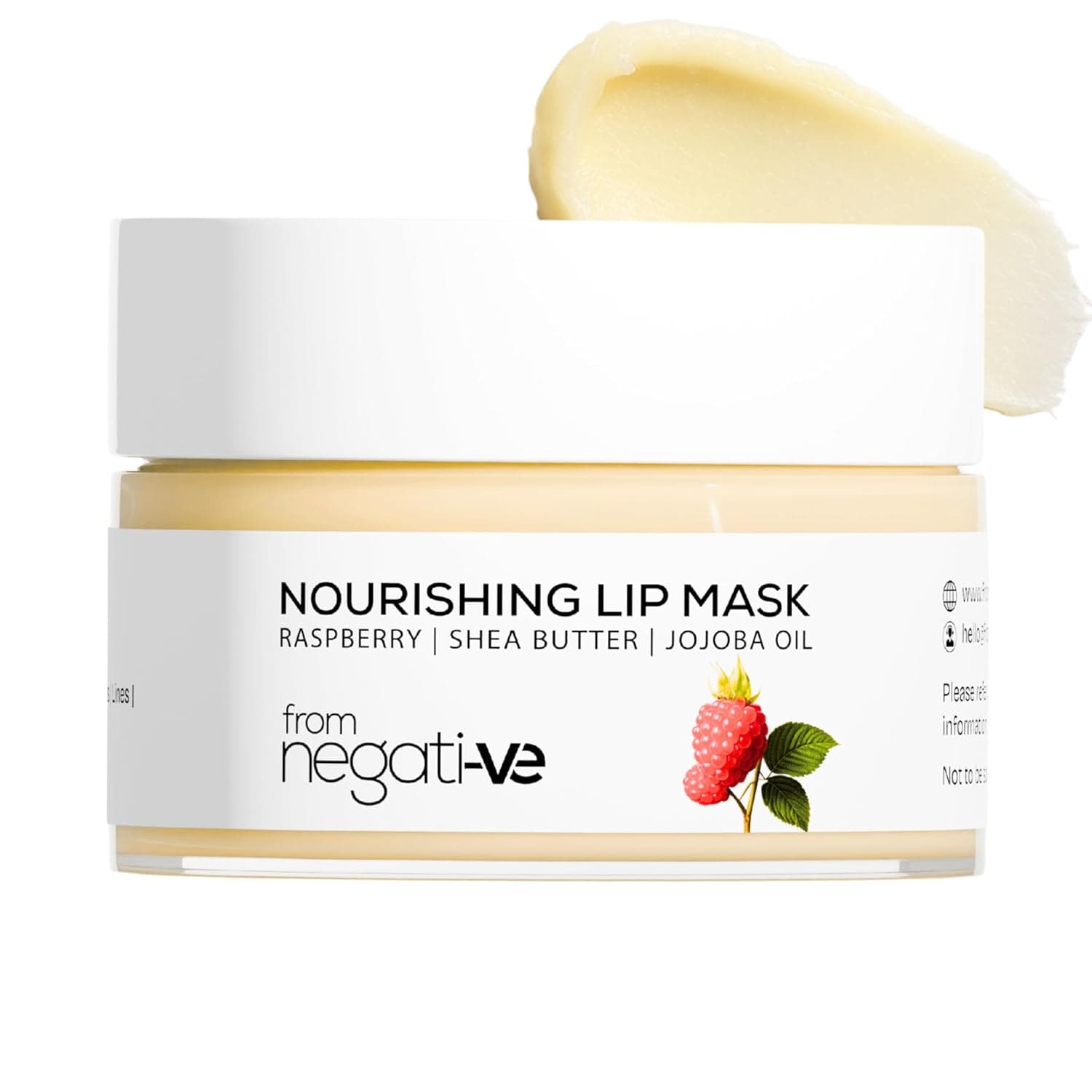 Overnight Lip Repair Mask for Dark, Dry & Chapped Lips | Raspberry, Shea Butter & Jojoba Oil Lip Sleeping Mask for Deep Nourishment & Hydration | 10g