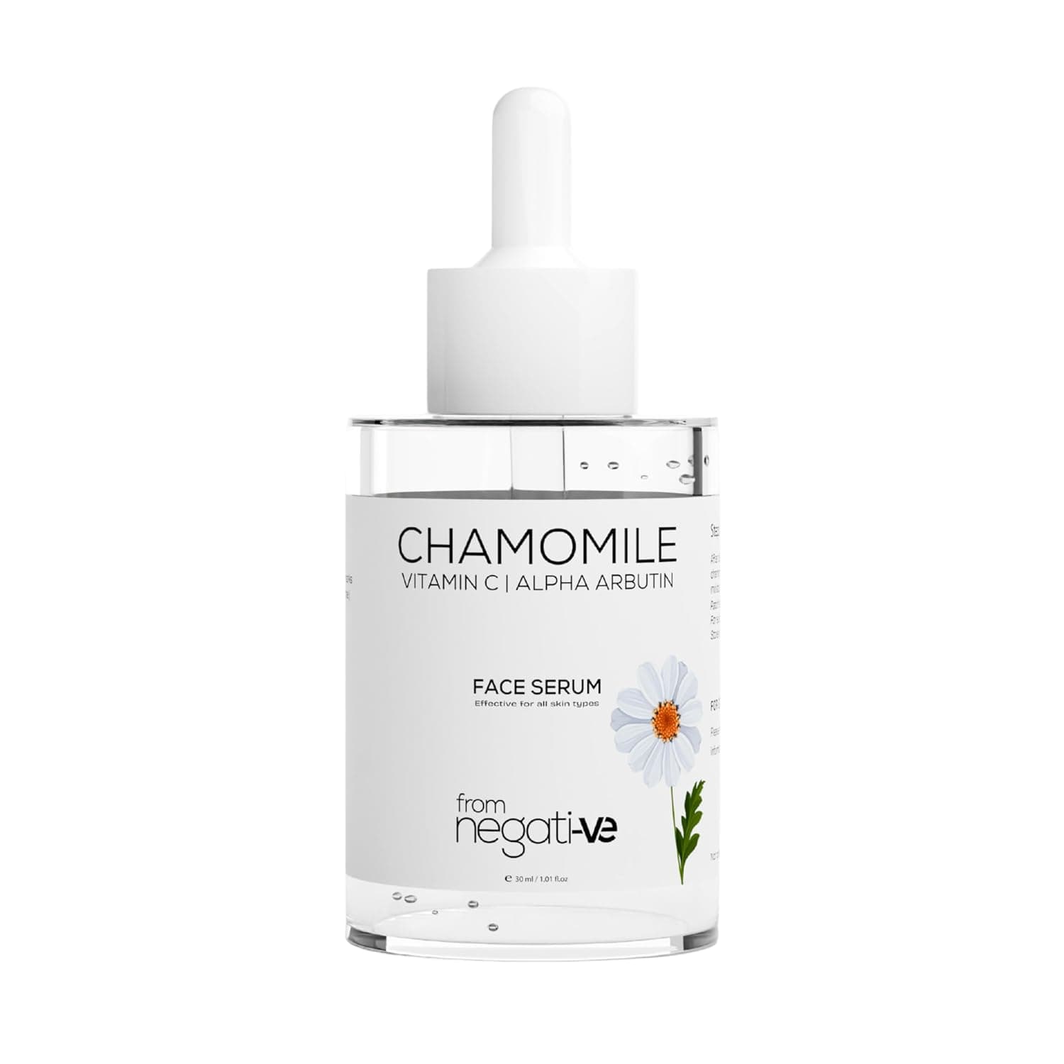 Advanced Brightening Chamomile & Vitamin C Face Serum for Pigmentation, Dark Spots & Redness | Alpha Arbutin, Niacinamide & Hyaluronic Acid | Lightweight Brightening Face Serum for Indian Skin | 30ml