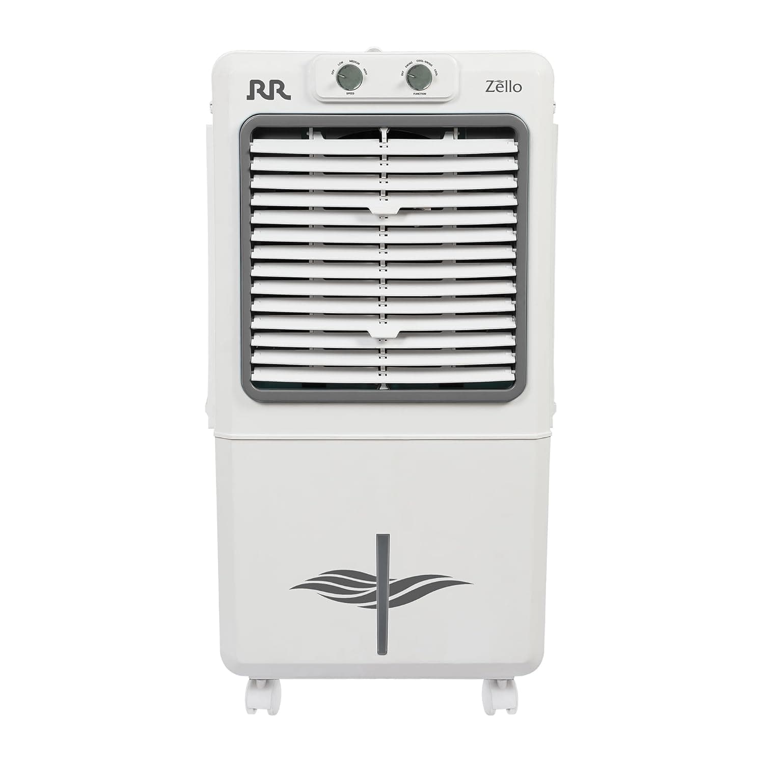 RR Zello 25 Ltr Personal Air Cooler with High Air Delivery, Honeycomb Cooling Pads | Inverter Compatibility| 1 year Warranty | 25L