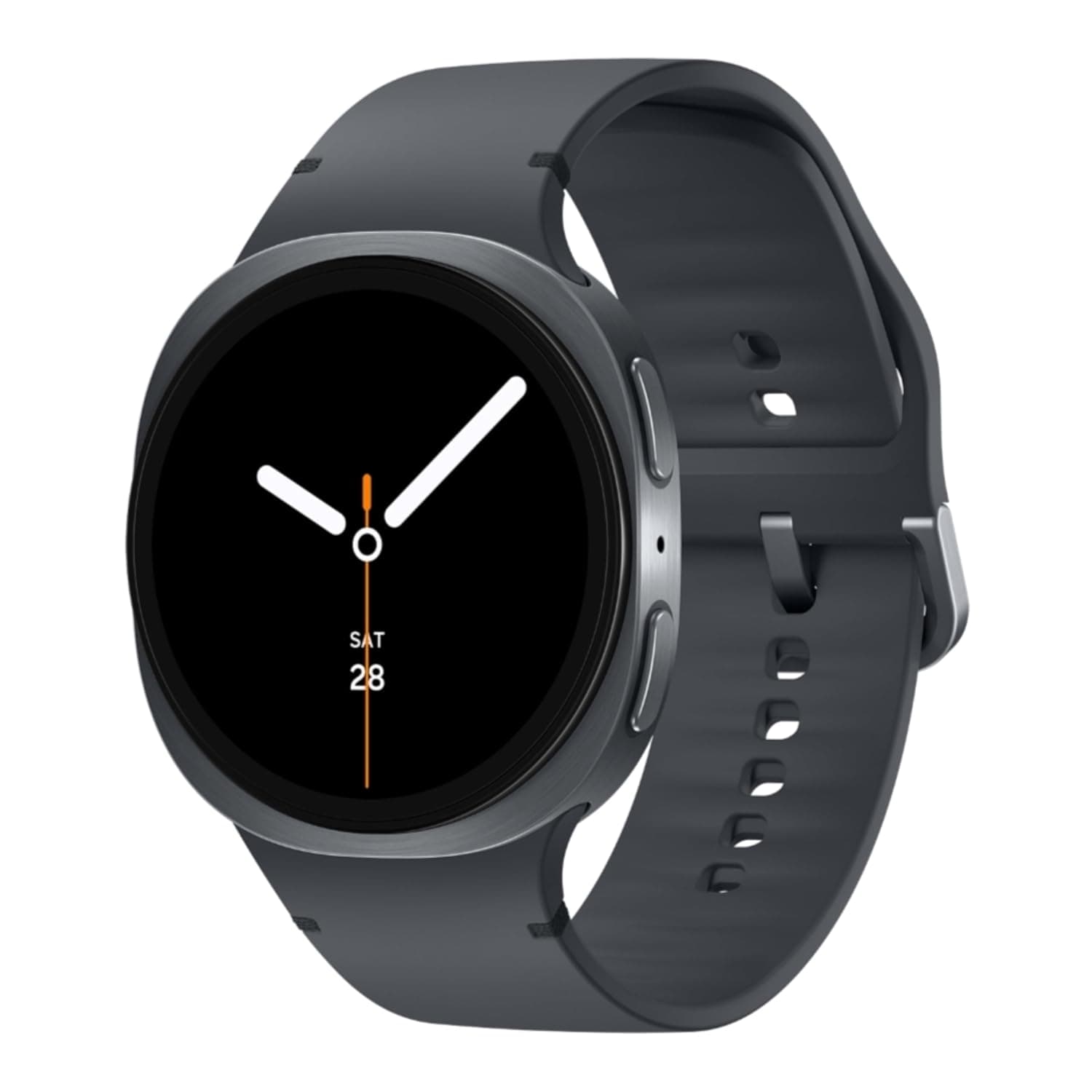 Samsung Galaxy Watch8 (40mm, Bluetooth, Graphite) with 3nm Processor | Dual GPS | Sapphire Glass & Armor Aluminum | 5ATM & IP68 | BP, ECG, IHRN & Vascular Load Monitoring | Anti-oxidant Index