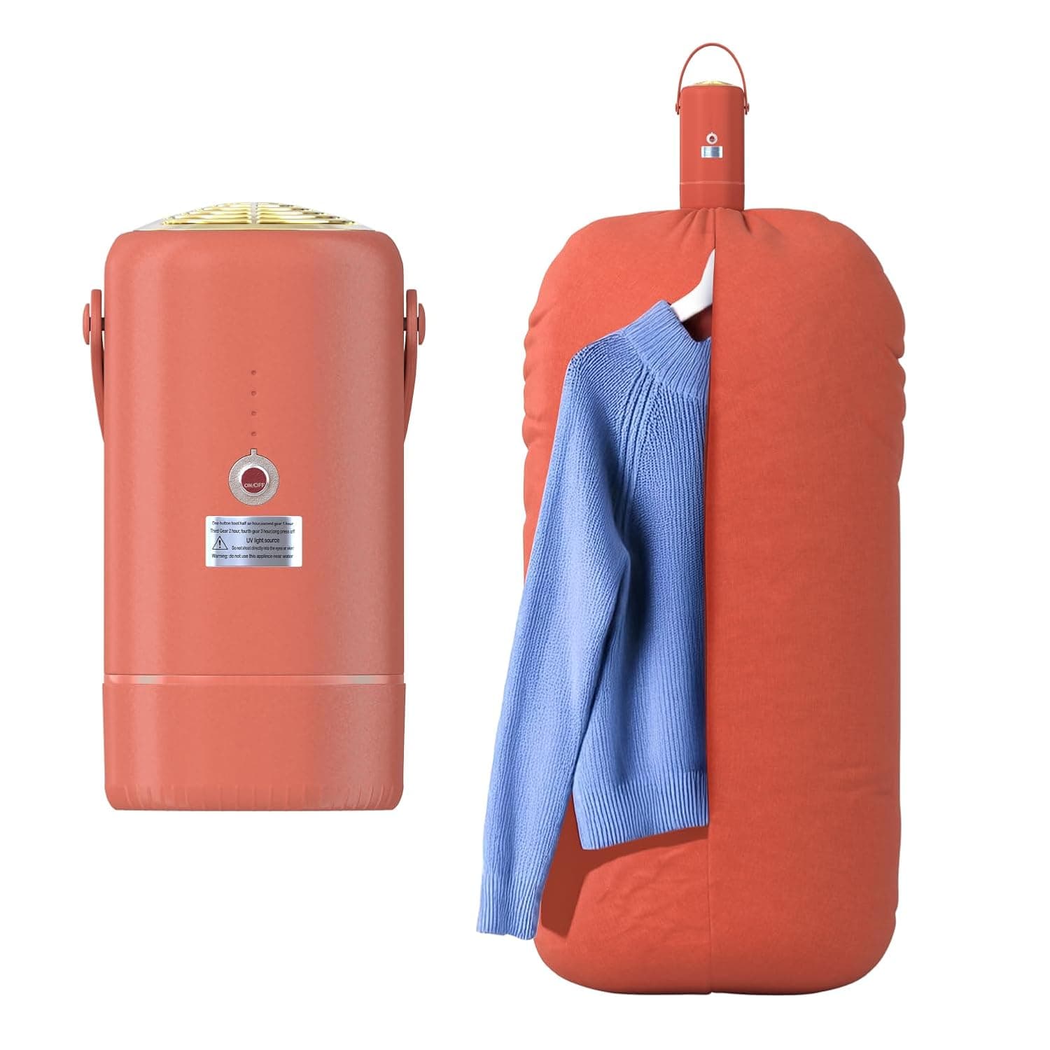 Lifelong Portable Clothes Dryer 400W | UV Sterilization | Quick Drying for Clothes, Shoes, Socks, Baby Items| Foldable & Compact Design | Detachable Drying Tube |Travel-Friendly Electric Garment Dryer