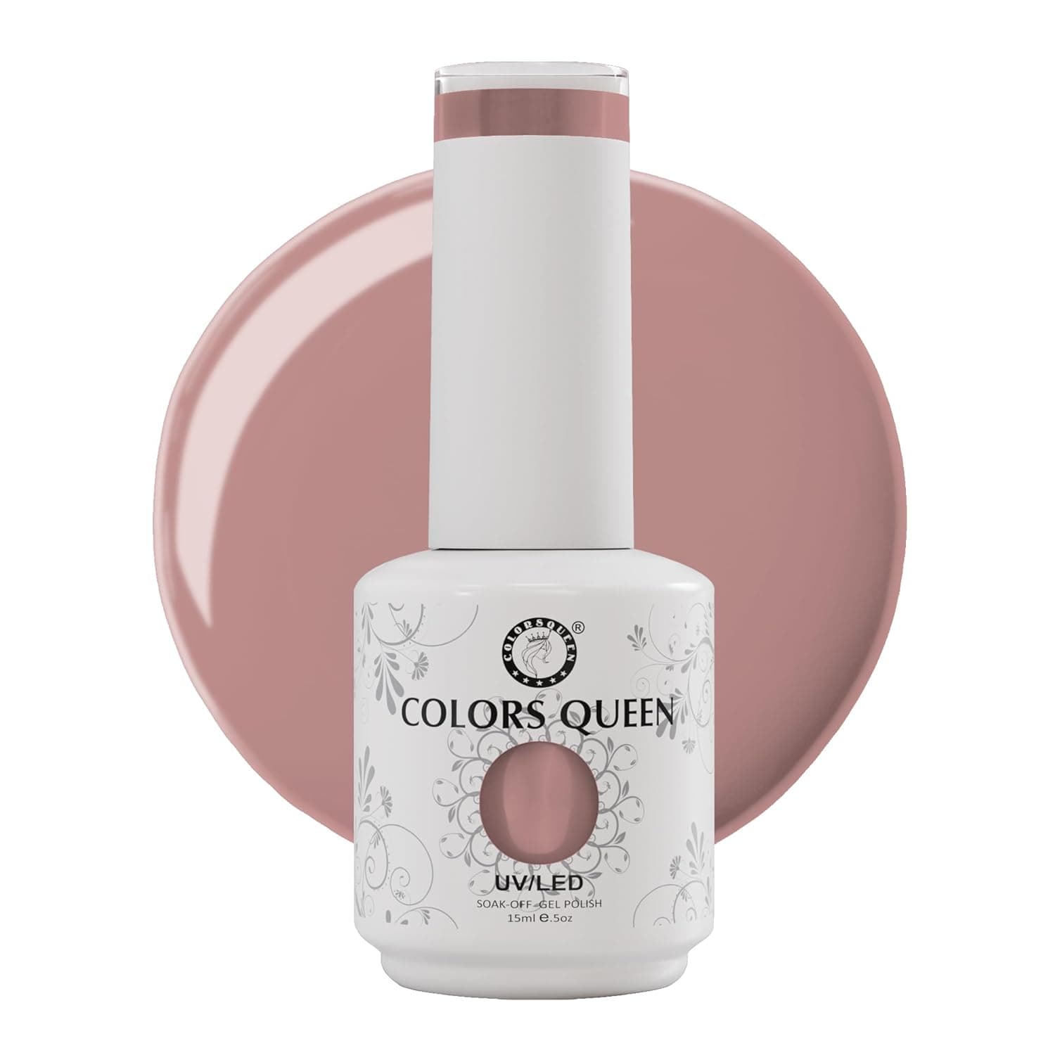Colors Queen UV LED Soak Off Gel Nail Polish | Long Lasting Gel Polish with High Shine Gloss | Chip Resistant, Quick Drying Nail Paint Lasts upto 28 Days (Shade - 118, 15ml)