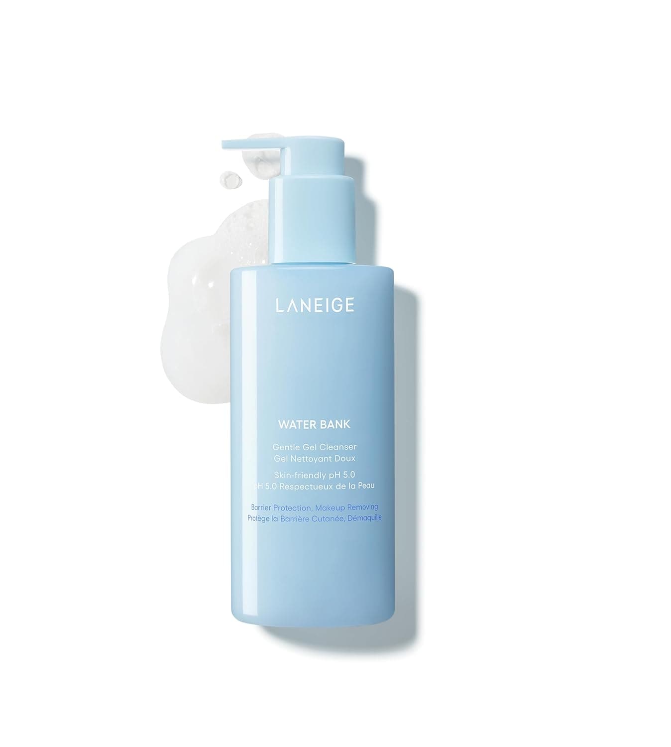 Laneige Gentle Gel Cleanser with Hyaluronic Acid | Non-Drying | Maintain Skin Barrier & pH level | Hydrating Facewash | Soothes Skin | All skin types