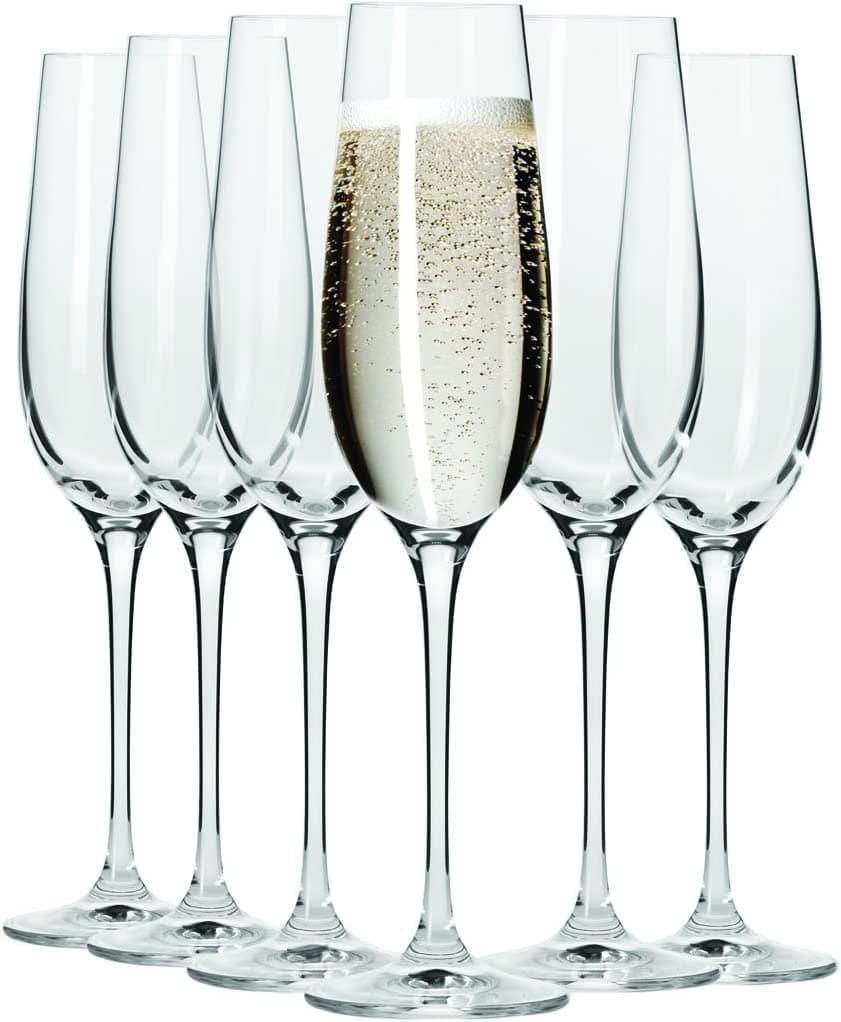 Champagne Flute Wine Glass Set of 6 Pcs - 170 ml