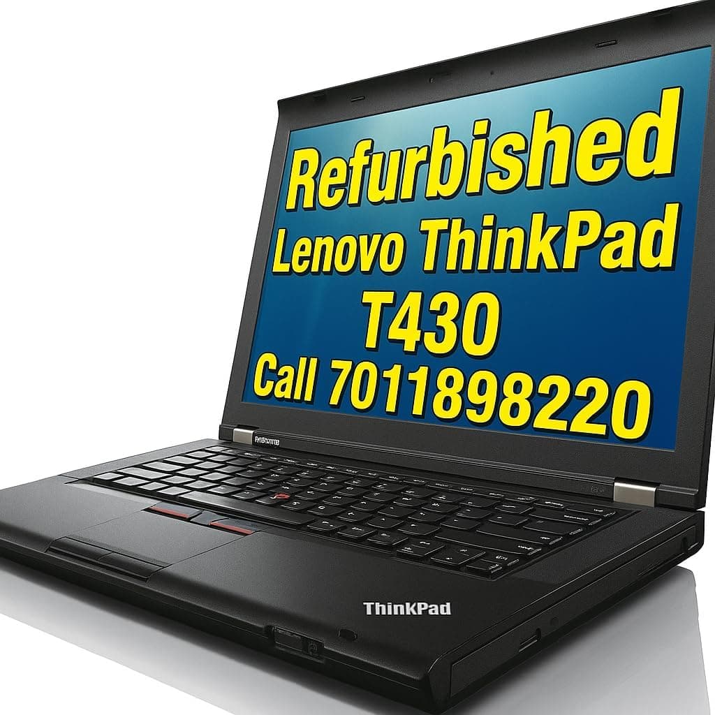 Certified | Thinkpad T430 Professional Business Laptop | Core i5-3320M | 16GB RAM | 1TB SSD | 14” HD Display | WiFi | Webcam | Win 10 Pro (Core i5-3320m, 1, TB)