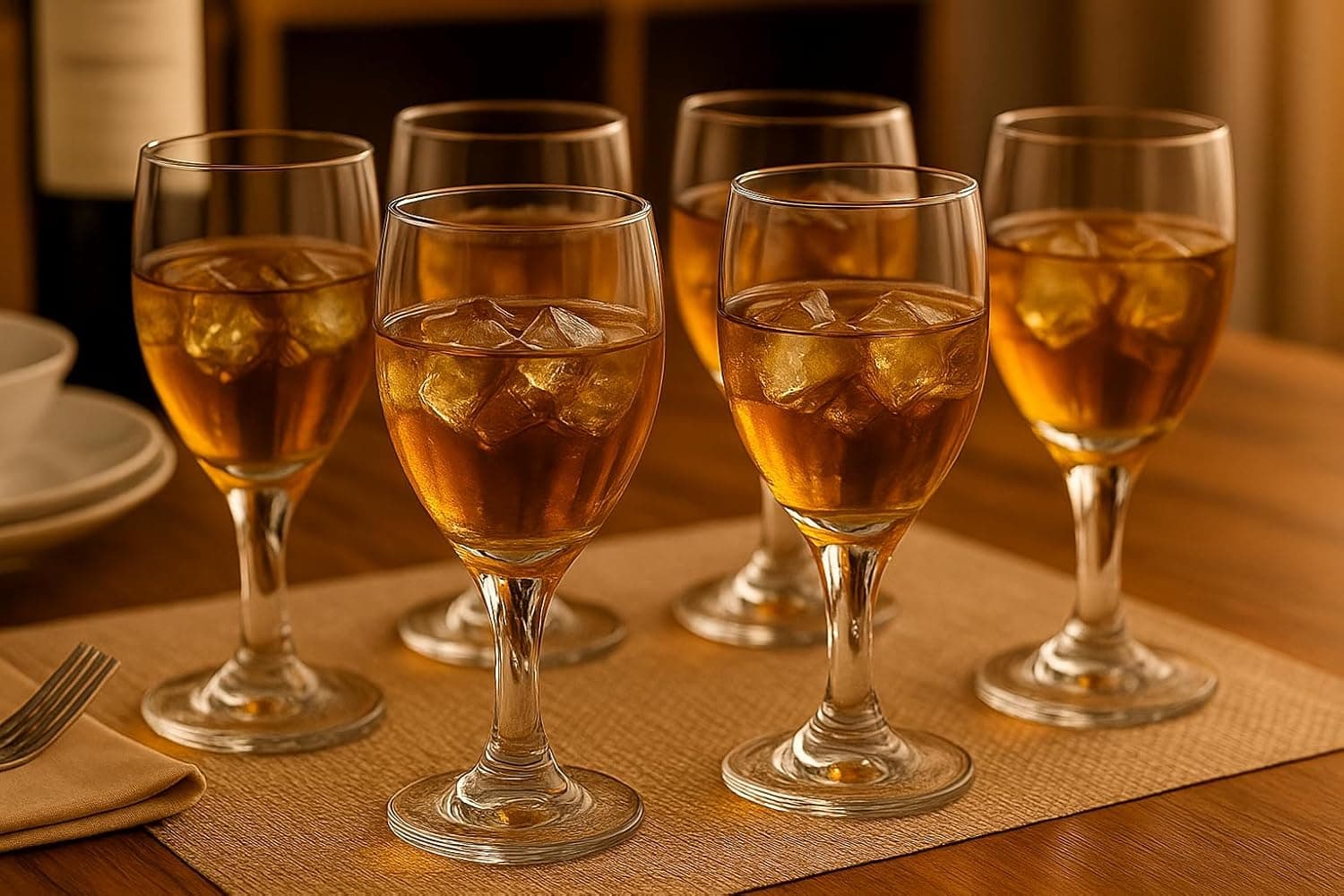 Somil Elegant Wine Glasses, Set of 6, 250 Ml – Stylish Transparent Glassware for Red & White Wine, Perfect for Parties, Celebrations & Dining,