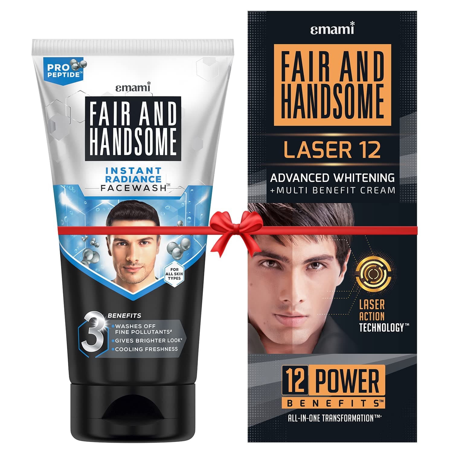 Fair and Handsome Laser 60gm + FAH IR Face Wash 100gm