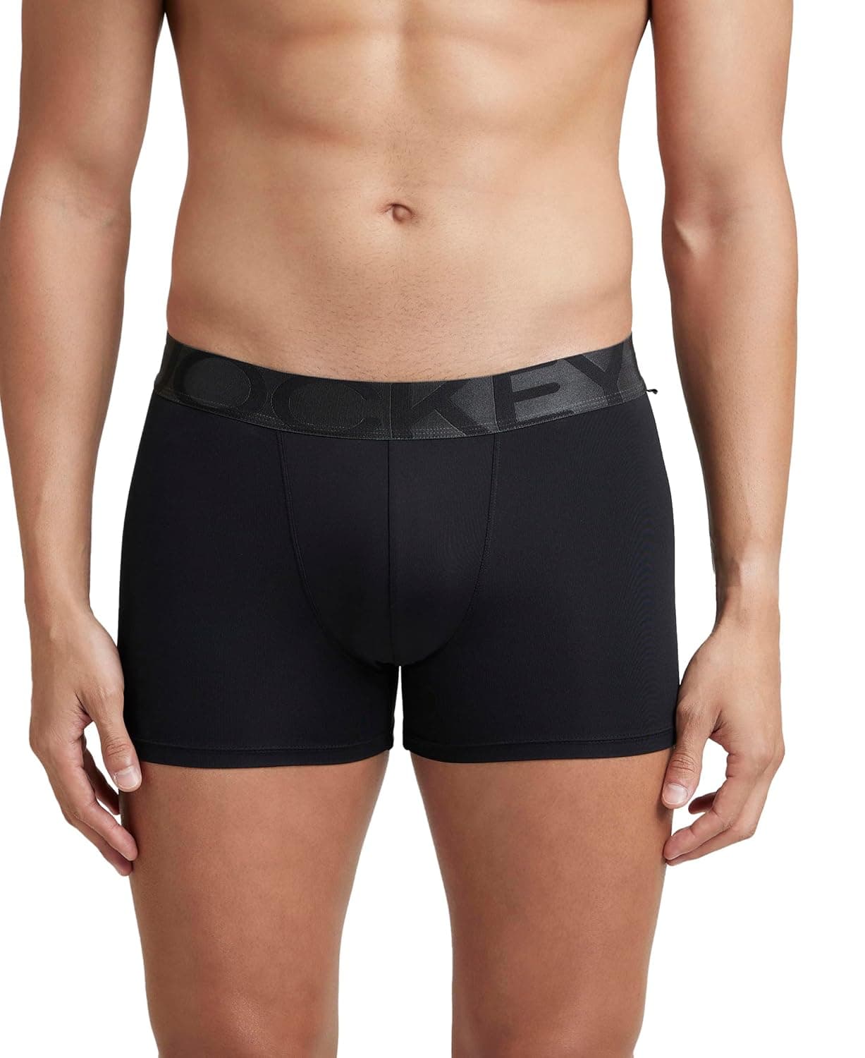 Jockey IC28 Men's Tactel Microfiber Elastane Stretch Solid Trunk with Moisture Move Treatment
