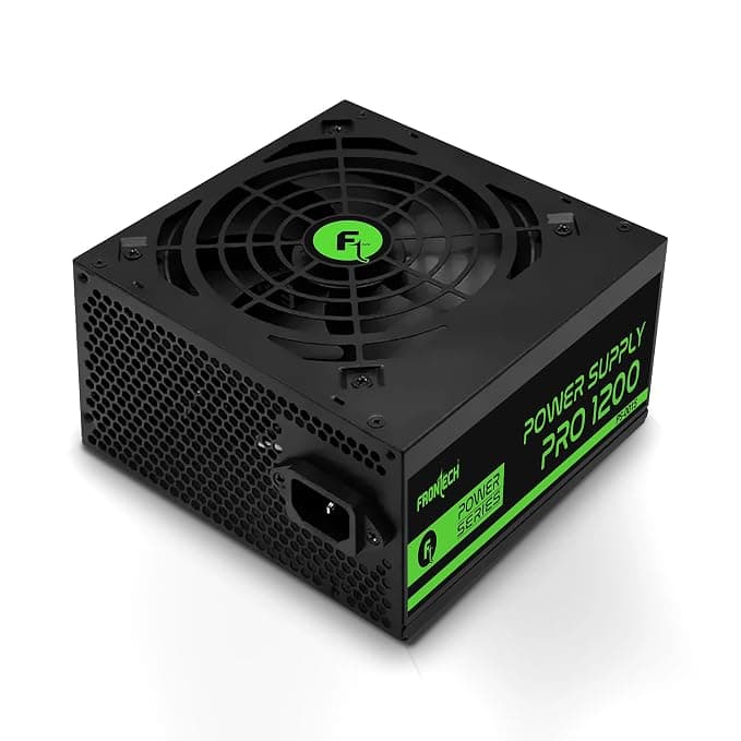 Frontech PRO 1200 Power Supply for PC : High-Performance Power Supply Engineered for Peak Performance and Precision (PS-0015)