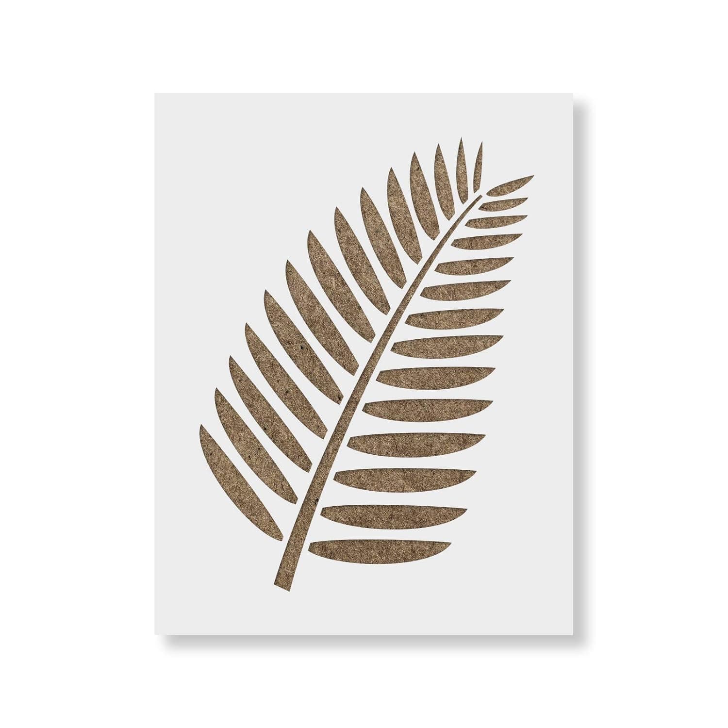 Tropical Leaf Stencil Template - Reusable Stencil