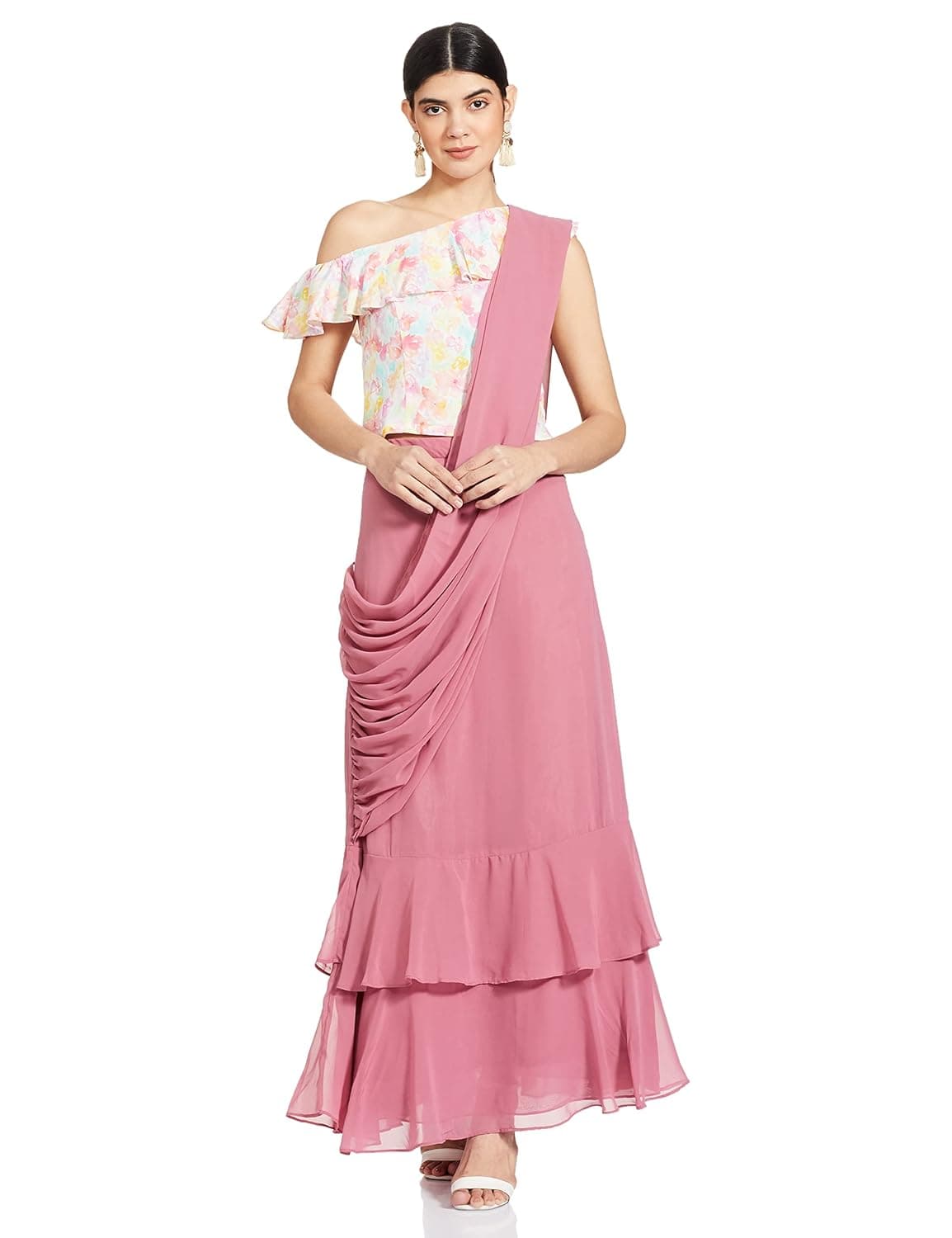 Indya Women's Georgette Saree