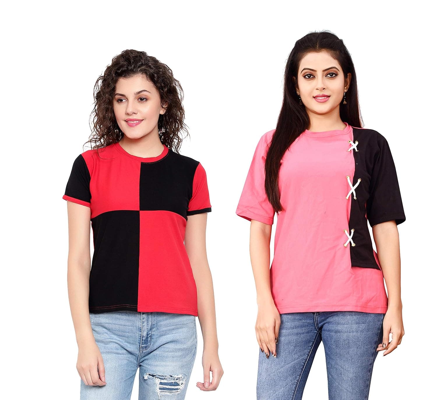 DHRUVI TRENDZ Women's Regular Fit T-Shirt